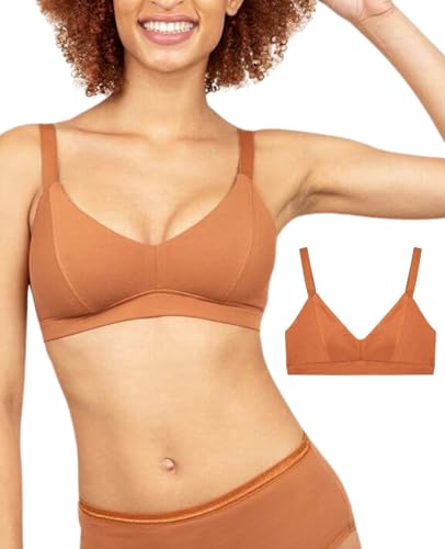 Image of Subset Triangle Soft Bra - Organic Cotton, Wireless, Breathable, Supportive, Regular & Extra Cup Room, Elevated Essentials