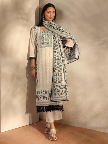 Image of Libas Cotton Blend Women Kurta Set