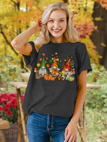 Image of Thanksgiving Shirts Women Turkey Gravy Beans and Rolls Tshirts Funny Turkey Graphic T-Shirt Family Thanksgiving Tops