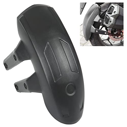 Image of Fydun Motorcycle Rear Mudguard ABS Metal Black Tire Splash Guard Universal Motorcycle Rear Tire Mud Flap for 12 to 18inch Wheels Hub