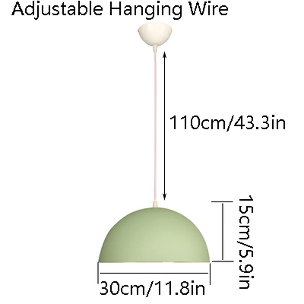 CHENKUI Duńskie Sufitowe Lampy Wiszące Metalowe Regulowane Żyrandole E27 Base Simplicity Lampa Wisząca Macaron Abażur Nowoczesna Lampa Wisząca Studyjna Do Salonu, Wyspy Kuchennej