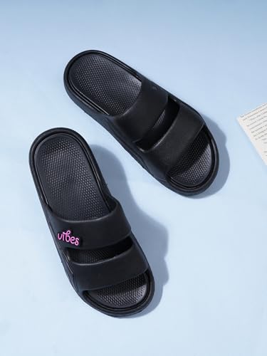 Image of womens Cozyclad Slippers Flip-Flop Lightweight & Comfortable Soft Footbed Anti-Skid Sole Ideal for Daily Wear For Girls /Ladies