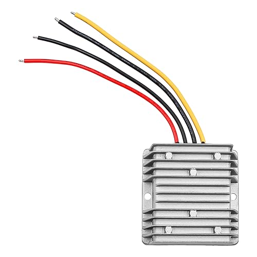 WANGCL Przetwornica napięcia DC Step Down do akumulatora Milwaukee 18 V do 12 V, złącze dokujące 180 W, adapter DIY, automatyczny regulator przetwornicy Buck Boost