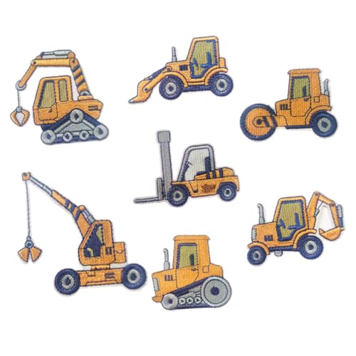 OSALADI 7 Stück Gestickte Engineering Auto Aufnäher Zum...