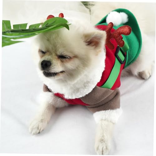 Disfraz para perro con reno LIOOBO talla S miniatura 4