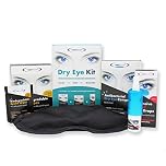 The Eye Doctor Dry Eye Kit - Heated Eye Mask, 20x Eyelid Wipes & Intensive Relief Drops - Heat Treatment Cleansing Pack - Dry Sore Gritty Eyes - Blepharitis MGD