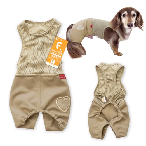 ダックス おそろコーデ デニム ニット パンツ ダックス 抜け毛対策 パンツ 犬の服 フルオブビガー 12/ベージュ DS