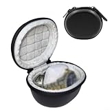 Risveglio Custodia organizer portatile per orologi, impermeabile, guscio rigido per riporre meccanici e orologi, materiale composito resistente all'usura, colore nero