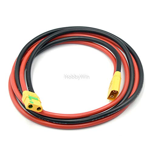 XT90-S Anti-Spark Female to XT90 Male Plug Extension Wire Cable for RC Hobby Battery Charging