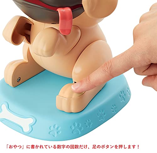 Mattel Games GND65 - Puglicious Spiel für Kinder, Stapelspiel mit Hundeleckerlis für das hungrige Hündchen, Geschenk für Kinder ab 5 Jahren