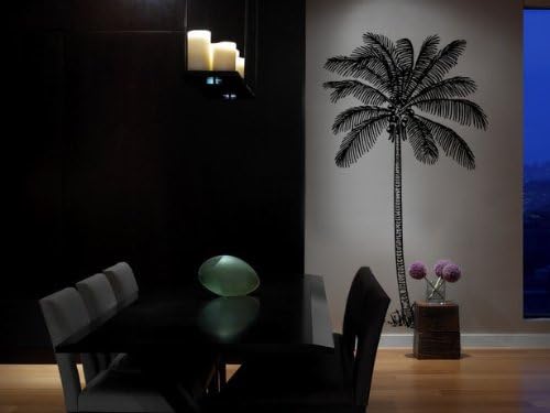 Miniatura 6 de Vinilo calcomanía decorativo para pared de coco Palmera 72"x41" 6ft Tall