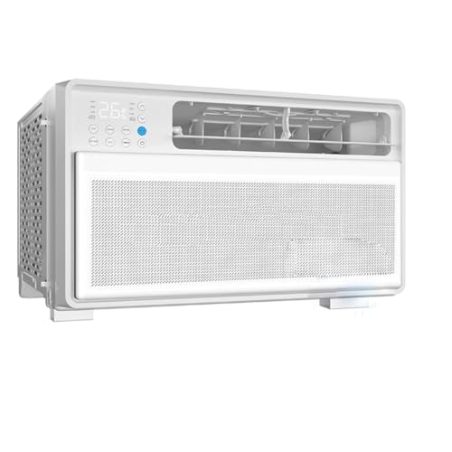 Aire Acondicionado De Ventana Inverter De Bajo Consumo, Unidad De 9000 Btu con Control Remoto Y Termostato, Enfría 20 M², Temporizador De 24 Horas para Dormitorio Y Sala De 12000BTU/3600W