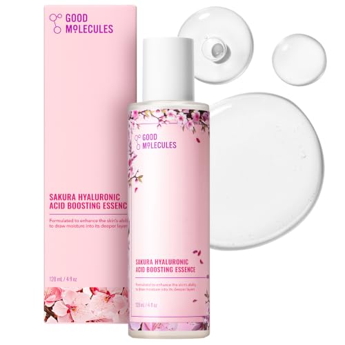 Good Molecules Sakura Hyaluronic Acid Boosting Essence - Ultra Hydrating Facial Moisturizer -...