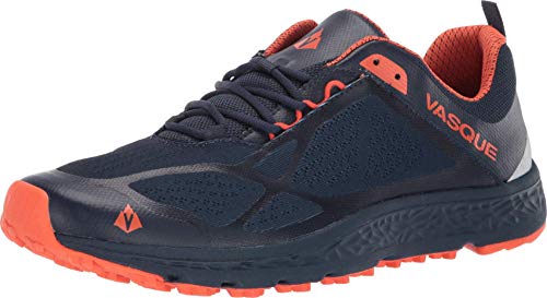 Vasque Men\'s Velocity AT Hiking Boot, Dress Blues/Flame, 9.5