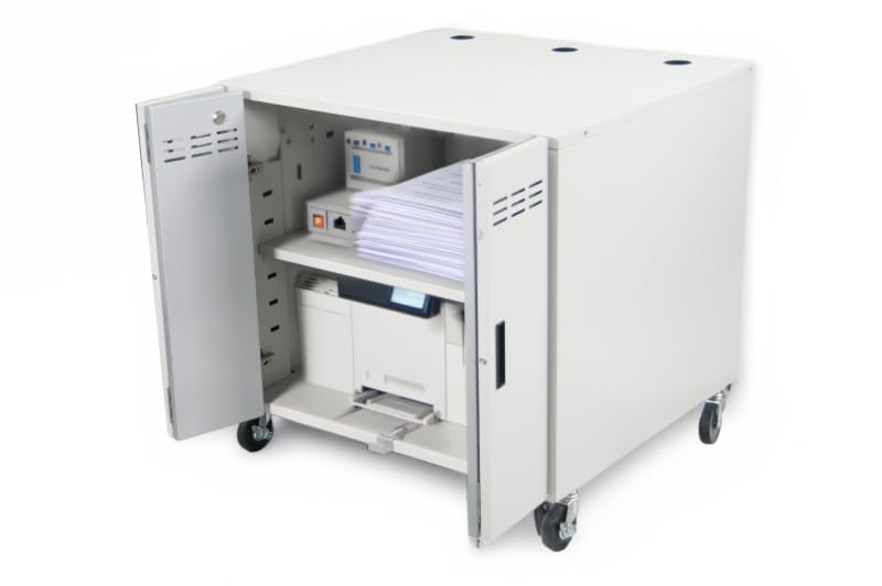 Amazon | セキュリティワゴン プリンター 収納 在宅ワーク 盗難防止用