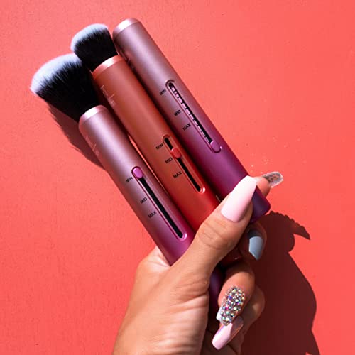 Real Techniques - Pincel Retrátil 3 Em 1 Para Blush e Iluminador
