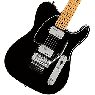 American Ultra Luxe Telecaster Floyd Rose HH MN Mystic Black - Les Beatles, Paul McCartney, John Lennon, RIngo Starr, George Harrison