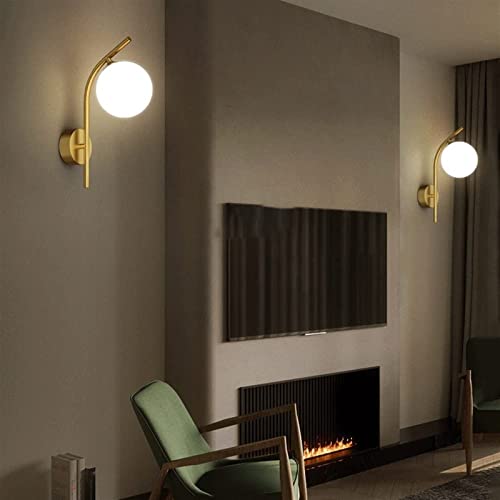Aplique de pared interior LED para solucionar pasillos oscuros con acabado de latón elegante 5