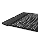 ZAGG ID6ZFK-BB0 Folio Case Hinged with Backlit Bluetooth Keyboard for iPad Air 2 - Black