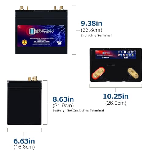 Mighty Max 12V 90Ah AGM Battery
