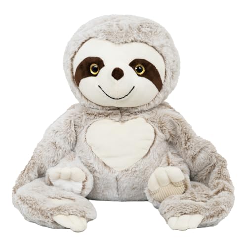 Micling Weighted Stuffed Animal - Gray Sloth 4.5 lbs, Ideal for Sensory Needs, Austism & Anxiety | Comfort & Relaxation for Both Kids and Adults