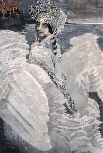 Impression Tableaux Graffiti la princesse cygne Vrubel toile premium 60x90