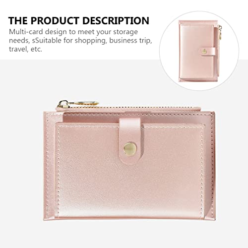 LIFKOME 1pc Female Creative Zipper Purse Wallet Pu Leather Card Holder Multiple Slots Lightweight and for Women for Cash and Cards4