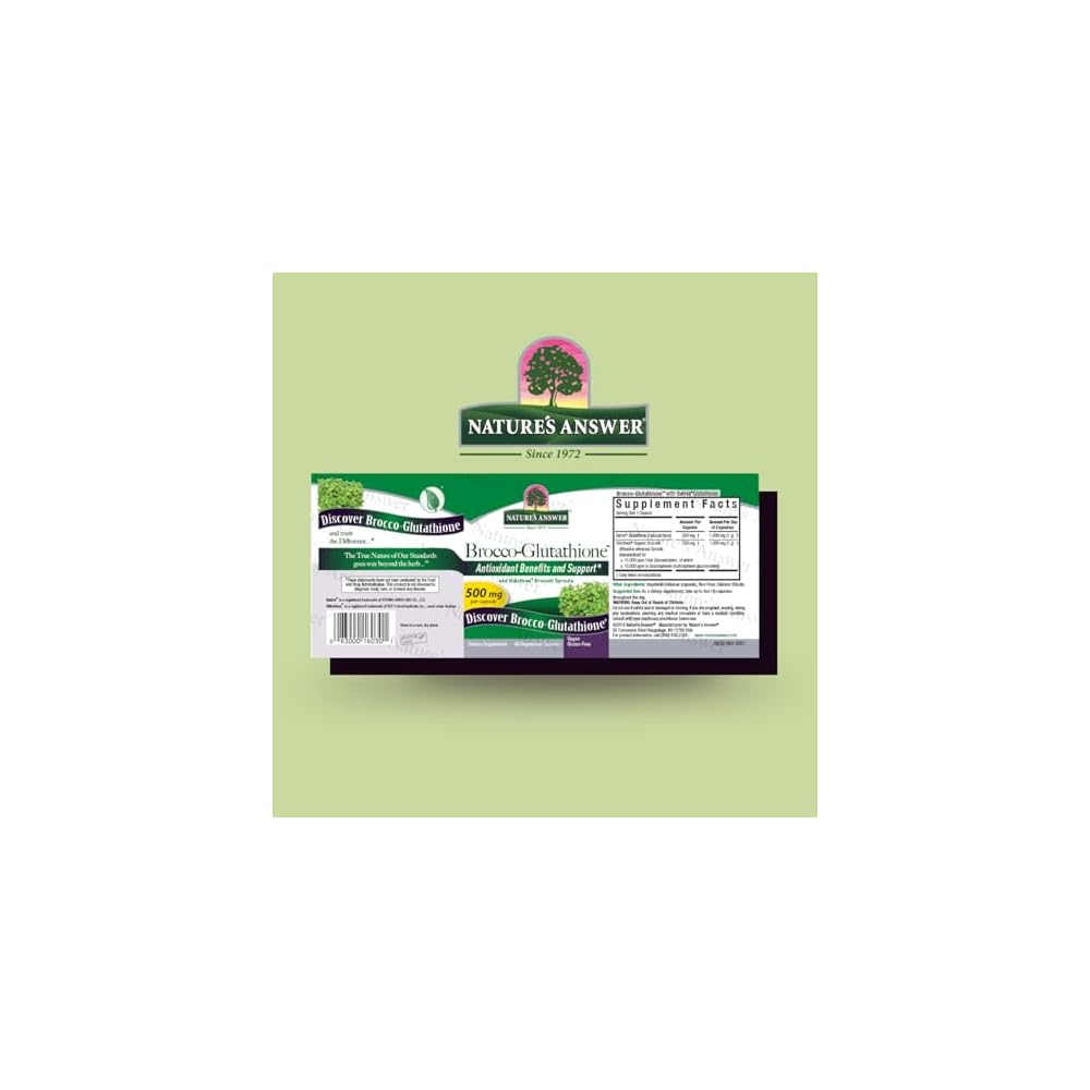 Nature's Answer Brocco-Glutathione | Contains Dominican Republic