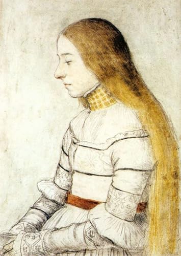 Tableaux Toile Portrait d'Anna Meyer Hans Holbein impression d'art premium