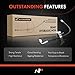 A-Premium Front Driver Brake Hydraulic Hose Compatible with Select Chrysler and Dodge Models - Charger 2012-2019, Challenger 2012-2021, 300 2012-2021 - Replace# 68154771AB