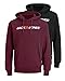 Produktbild JACK & JONES Herren JJECORP Old Logo Sweat Hood 2PK MP, Port Royale/PortRoyale+Black, XXXL