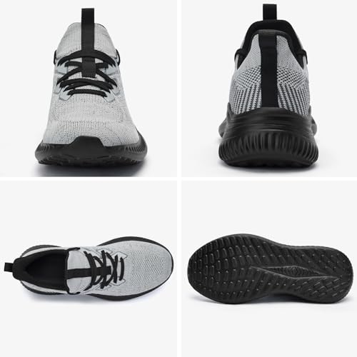 Image of Slow Man Mens Walking Sneakers Wide Width Slip on Tennis Shoes,Lightweight Breathable Running Shoes,Ideal for Athletic Workout Gym Jogging and Casual Wear