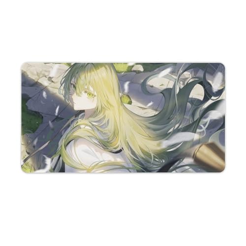 マウスパッド 大きい エルキドゥ Fate FGO ゲーミングマウスパッド 可愛い アニメ 40X75cm デスクパッド テーブルマット ゲーミング エッジ周辺強化 パソコンパッド 耐久性良い 変形や破損を防ぐ 滑り止めゴム底 キーボード 光学マウス対応 ゲーム用 仕事用 自宅用 装飾 防水 水洗い お手入れ簡単 ギフトの商品画像（Amazon）