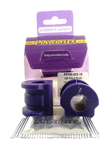 Silentblock Powerflex PFF85-603-18 de 18mm elimina holguras en la barra frontal