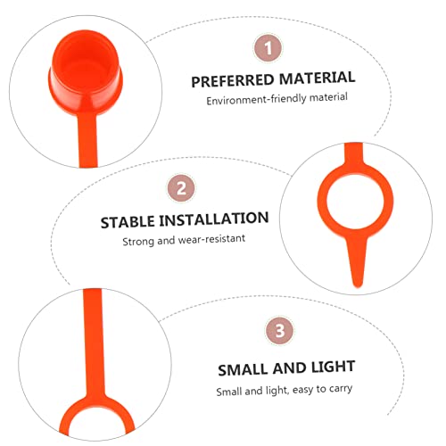 Beatifufu Cápsulas 300 Unidades tampa de graxa plastico v plastic tampas para encaixe de graxa tampa