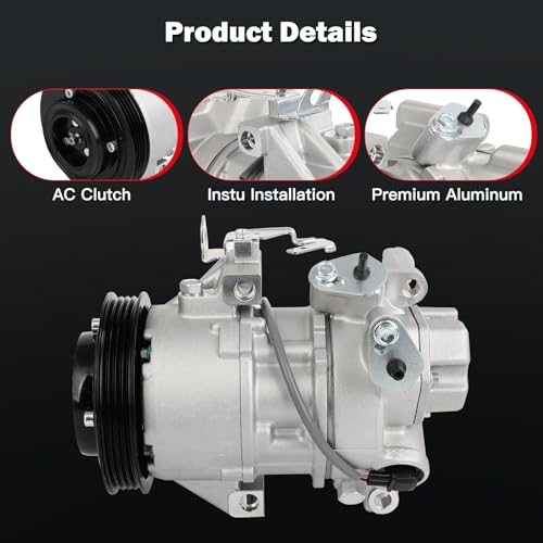 Image of cciyu Air Conditioning Compressor Fit for Scion xA xB 1.5L 2004-2006
