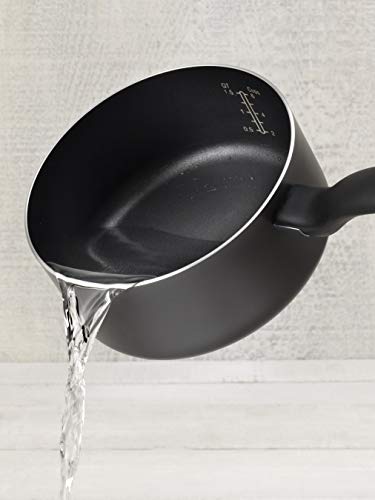 T-fal A821SA Initiatives Nonstick Inside and Out Dishwasher Safe Oven Safe Cookware Set, 10-Piece, Charcoal