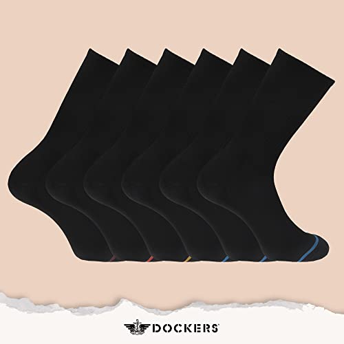 DOCKERS Men's Performance Socks - 3-Pairs and 6-Pairs Athletic and Dress Crew Socks for Men4