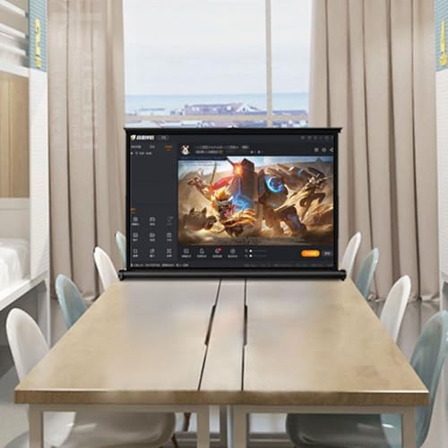 Écran de projection de table pour soirées cinéma maison et sessions jeu vidéo
