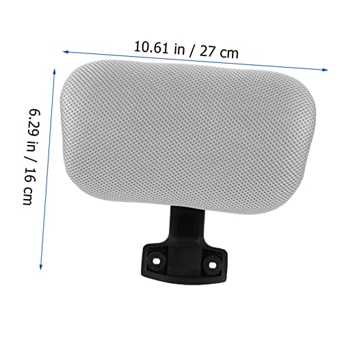 Coussin de chaise de bureau gris de qualité supérieure avec housse lavable