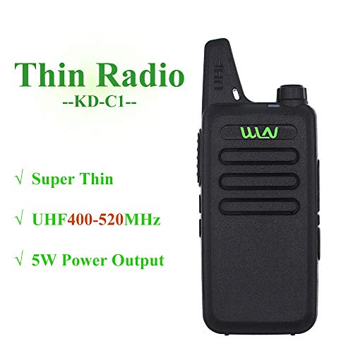 Uhf 400-470 Mhz Mini-Handheld Wln Kd-C1 Walkie Talkie Transceiver Radio … #TOP1