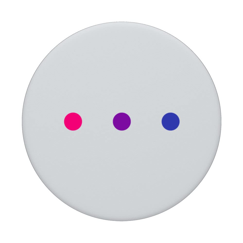 Bisexual Pride Flag Colors Bisexuality Bi Pride PopSockets Swappable PopGrip, Black - Image 3