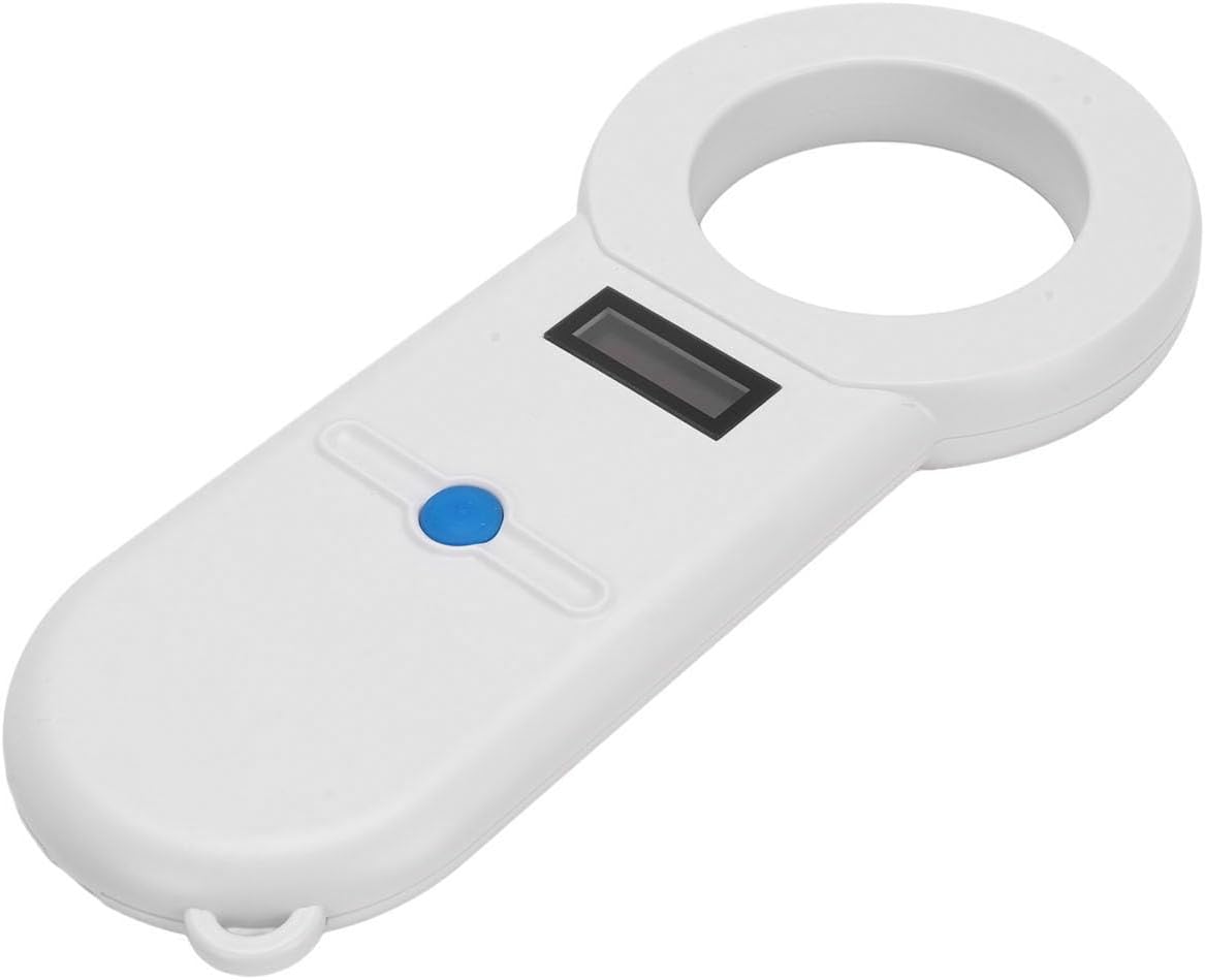 Pet Microchip Reader, EMID Animal Handheld Scanner with OLED Display and USB Charging, Supports ISO 11784 11785 FDX B for Dogs Cats Livestock Poultry