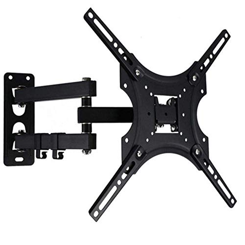 TV-Halterung, Soundbar-Halterungen aus Edelstahl für die meisten 32-65-Zoll-Fernseher, TV-Wandhalterungen bis zu 50 kg, höhenverstellbar, max.