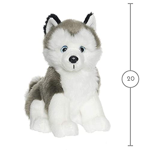 Teddykompaniet Husky Kuscheltier - Plüschtier Hund weiß/grau, 20 cm, sitzend – Husky Stofftier - Kuscheltier Hund Klein… – Bild 7