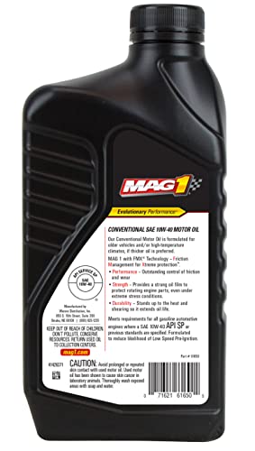Aceite Motor Convencional 10W-40 Mag 1 1 Quart miniatura 2