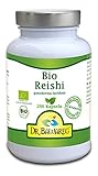 zertifiziertes BIO-Produkt BIO-Reishi/Ling Zhi - 200 Vegi-Kapseln - Ganoderma lucidum, reines Fruchtpulver ohne Zusätze- Dr. Bawareg