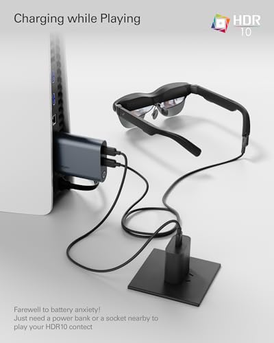 Image of RayNeo HDMI 2.0 Adapter (Support HDR10) for iPhone 14 & Earlier with Lightning /HDMI Devices, Built-in Battery & Charge and Play, Supports 1080P@120Hz - for Air 4 Pro AR Glasses