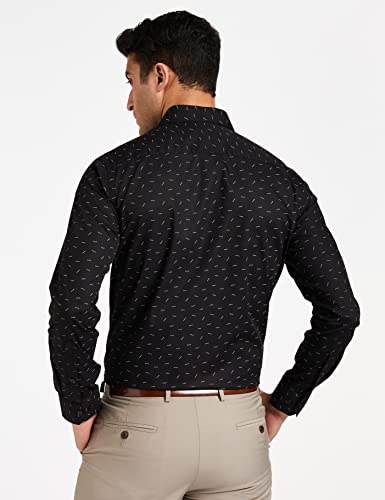 Image of Diverse Men's Cotton Printed Full Sleeve Regular Formal Shirt