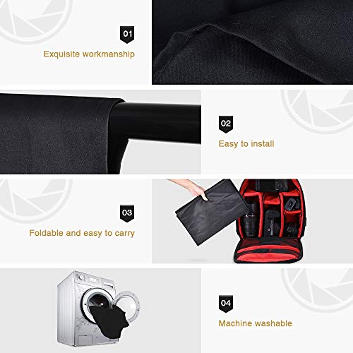 Utebit 10X10Ft Black Backdrop, Polyester Photo Backdrops Cloth For Photography, Large Chromakey Black Screen Background Paper Sheet For Photoshoot, Studio, Video And Television (Stand Not Include) #TOP5